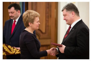Наталія Шолойко отримала від президента України Петра Порошенка орден княгині Ольги ІІІ ступеня за свою діяльність під час Майдану у якості керівника сектору медичної служби Штабу національного спротиву