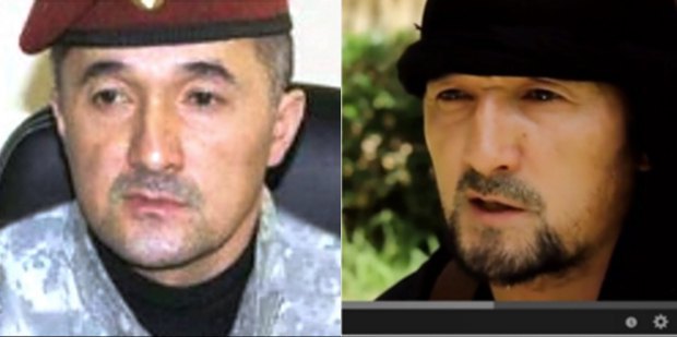Гулмурод Халімов до і після переходу на бік ІДІЛ