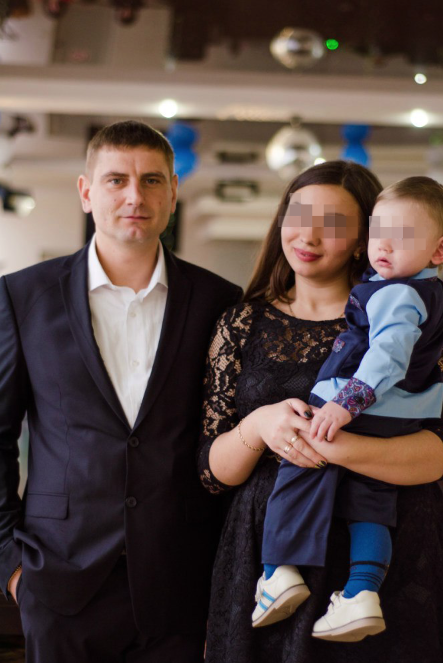 Ігор з дружиною Мариною і сином