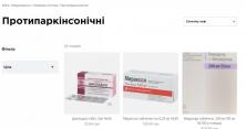 Ефективні протипаркінсонічні препарати за доступними цінами