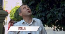 У центрі Сум молодик тікав з четвертого поверху за допомогою мотузки (відео)