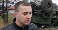 У ДТП розбився військовий КРАЗ: подробиці (відео)