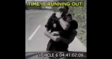 Хапався за горлянку та стискав руками: злочинець врятував життя поліцейському під час власного затримання (відео)