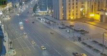 Ледве стояв на ногах: момент аварії в центрі Москви з актором Єфремовим потрапив на відео 