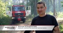 Підозрюють забудовників: Біля житлових будинків на Київщині підпалили ліс (відео)