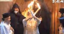 В Єрусалимі зійшов Благодатний вогонь: відео з храму Гробу Господнього