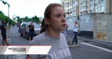 У Києві агресивні мешканці приватного сектора перекрили дорогу (відео)
