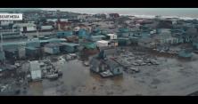 Наслідки шторму у Кирилівці: вода затопила бази та будинки (відео) 