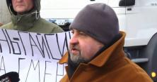 На Черкащині активісти заблокували рух транспорту, протестуючи проти аварійних доріг