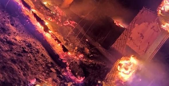 Справжня диверсія: в мережі з'явилося вражаюче відео пожежі на Житомирщині